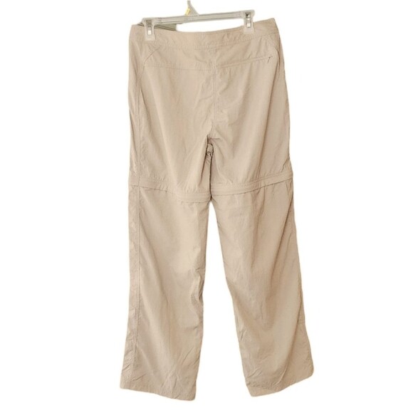 L.L.Bean 100% Nylon Ripstop Beige Convertible Hiking Pants Women's 12R - Picture 2 of 6